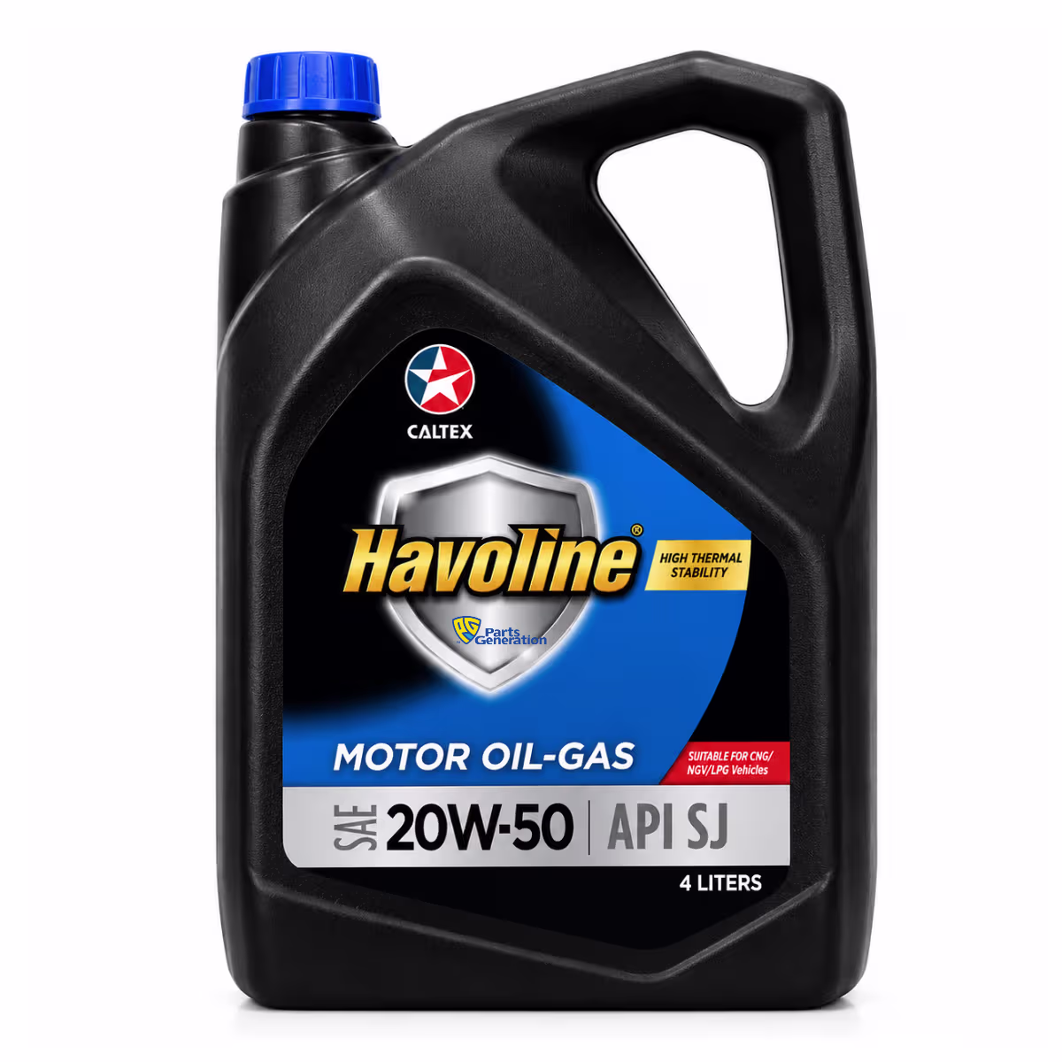 CALTEX HAVOLINE MOTOR OIL-GAS 20W-50 MINERAL 4L